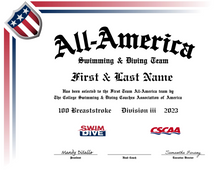 Load image into Gallery viewer, Personalized All-America Certificate
