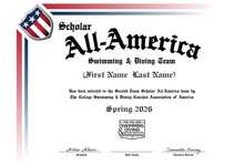 Load image into Gallery viewer, Personalized Scholar All-American Certificate
